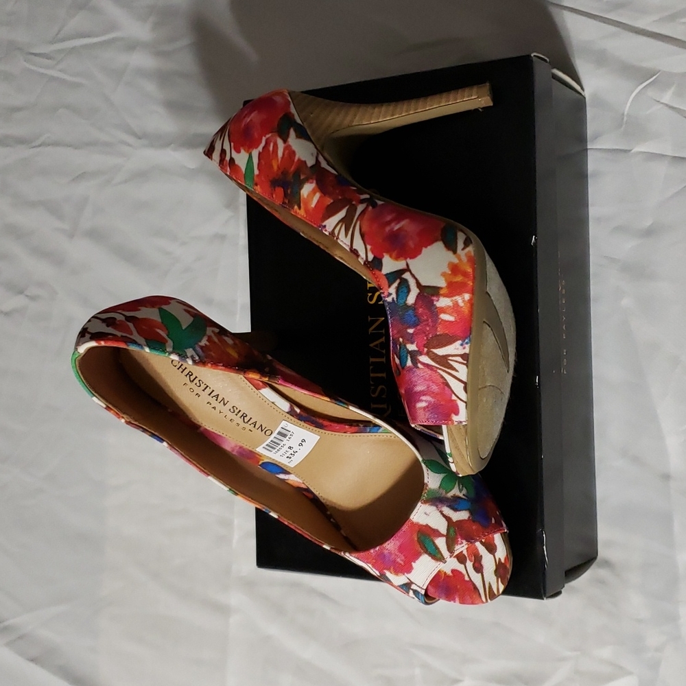 Size 8 Peep Toe Christian Siriano for Payless shoes